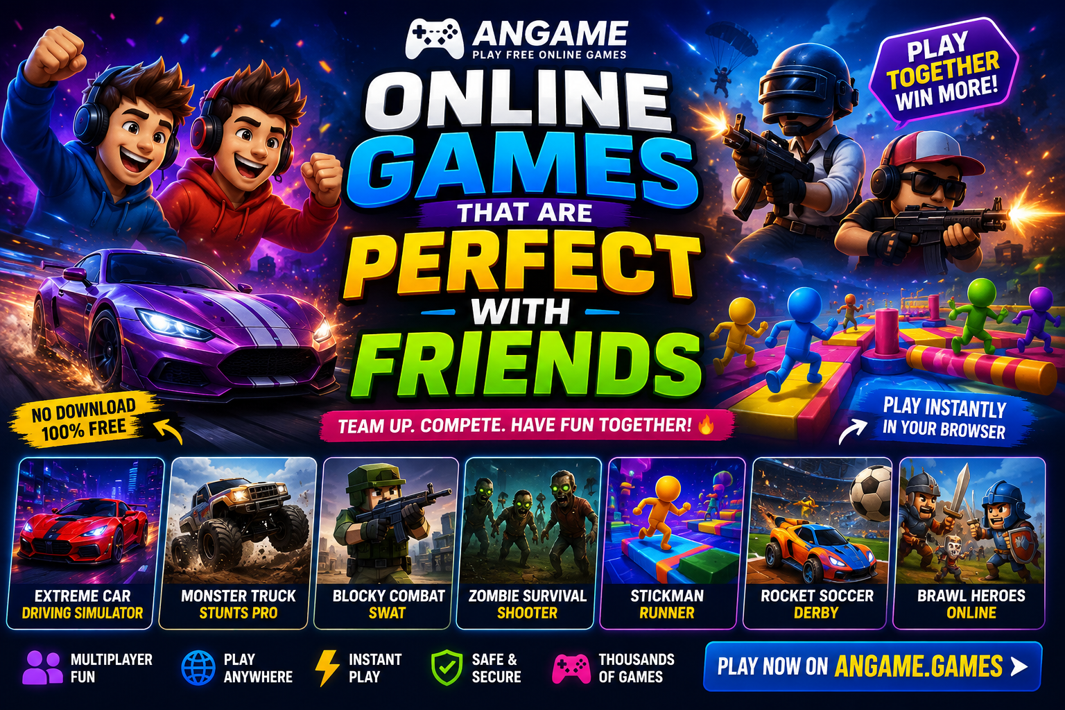 🎮 Online Games That Are Perfect With Friends in 2026 🔥